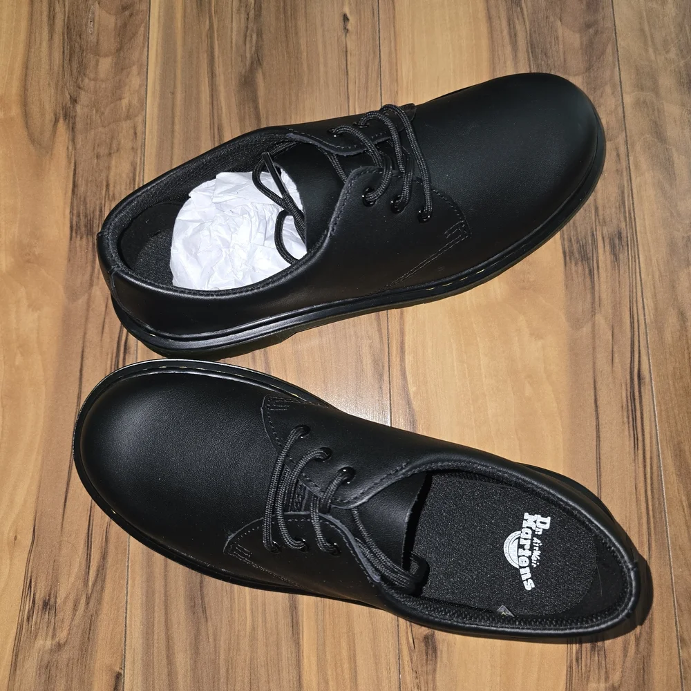 Dr. Martens Black Leather Oxfords - Picture 4 of 6